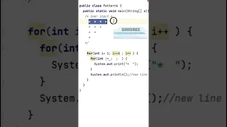 PATTERN 6 Solving PATTERN PROGRAMS IN JAVA JAVA