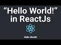 Hello World in ReactJs