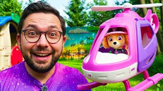 Paw Patrol Skye Helikopterle Yangına Müdahale Ediyor! 🚁🔥 | Oyun Videoları