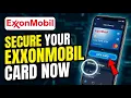 How to Secure Your Credit Card with ExxonMobil Credit Card - Step By Step