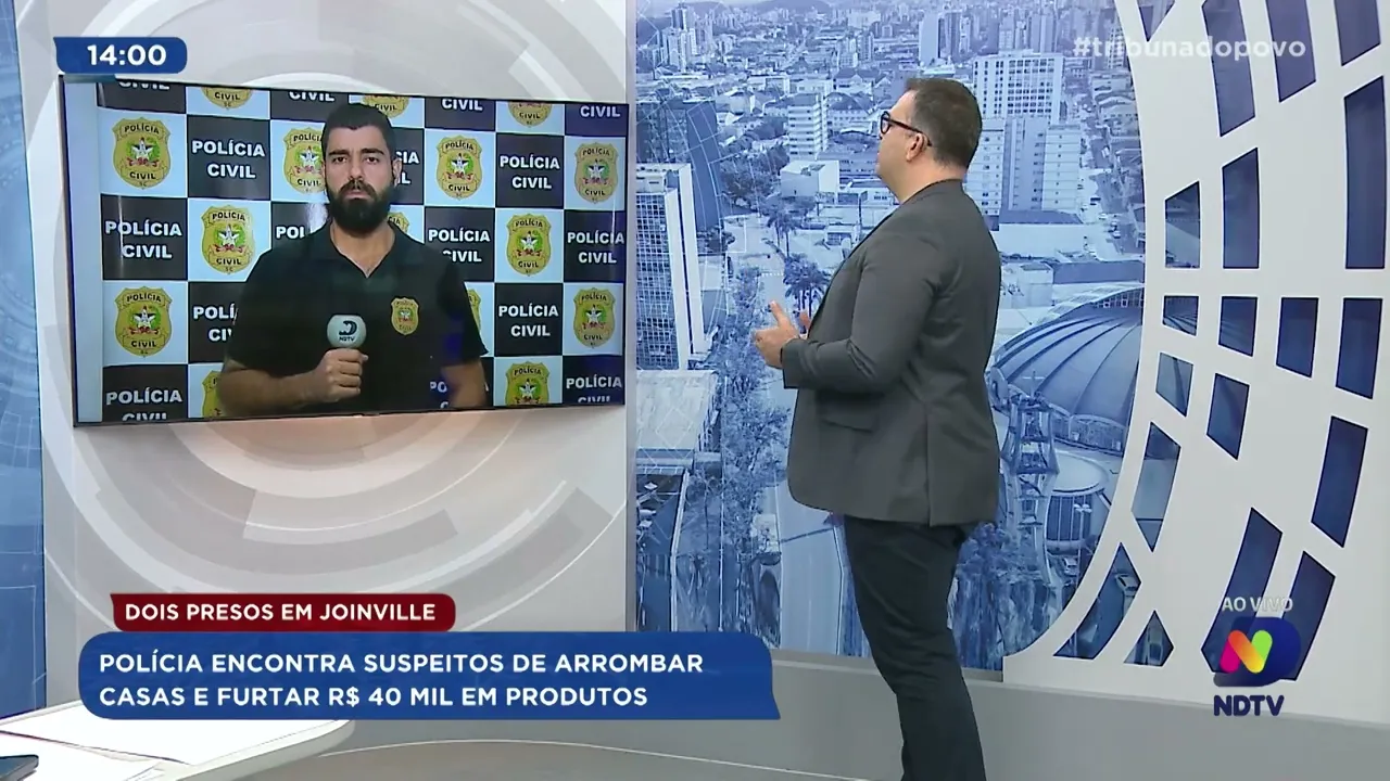 Polícia encontra suspeitos de arrombar casas e furtar R$ 40 mil em produtos