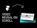How to Animate a on Scroll Framer Full Tutorial