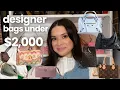 DESIGNER BAGS UNDER 2K gucci LV miumiu bottega prada