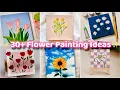 30 Aesthetic Flower Painting Ideas Pinterest Inspired Paintings