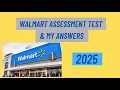 2025 Walmart Assessment Test answers Produce Stocker