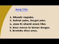 Lagu Nagamese Gospel Songs || Collections Different Artists ||