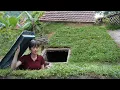 Download Lagu Journey To Build a Dream SECRET Survival Bunker - Build Underground Dugout in Backyard - Plant Grass