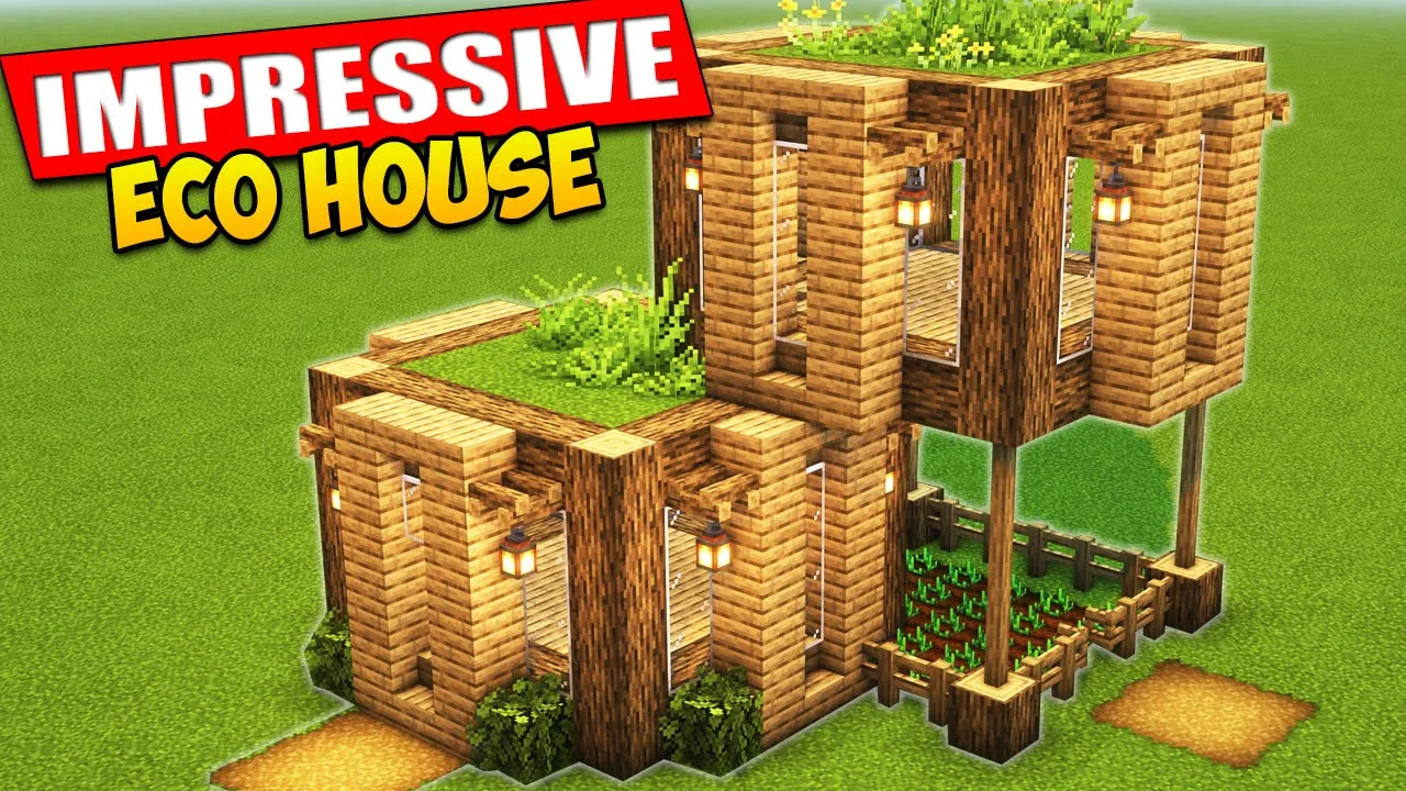 Minecraft: Plains Starter House Tutorial ⚒️