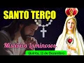 Lagu Santo Terço Quinta Feira (11/12/2025) 🌹 Mistérios Luminosos 🌹 Terço Mariano