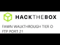 HackTheBox Fawn Walkthrough Tier 0 FTP - File Transfer Protocol