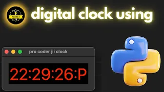 how to make clock using python python project