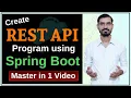 Create REST API using Spring Boot - Full Course in One Hindi