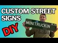 How to Make Custom Street Signs at Home with Cricut Step-by-Step DIY