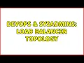 DevOps SysAdmins load balancer topology 2 Solutions