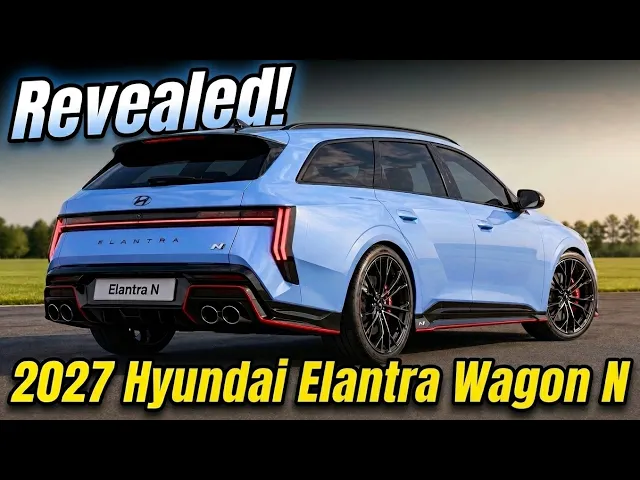 2027 Hyundai Elantra Wagon N Renderings Spark Enthusiast Frenzy: Will Hyundai Build It?
