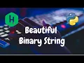 91 - Beautiful Binary String Strings Hackerrank Solution Python