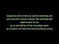 I'm The Only One - Melissa Etheridge Lyrics [on screen]