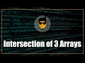 Finding the intersection of three arrays JS
