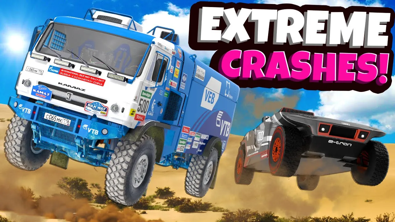 Racing & Crashing in the WORLD'S MOST DANGEROUS RACE! (Dakar Desert Rally)