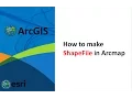 How to make shapefile in arcgis creating a shapefile in arcmap arcgis tutorial for beginners