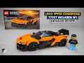 LEGO Speed Champions 77257 McLaren W1 Detailed Building Review | Cool Techniques \u0026 Working Wing