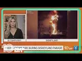 Giant dragon prop catches fire at Disneyland