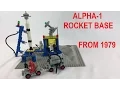 Lego Alpha-1 Rocket Base Launch Pad from 1979 Set 483 or 920