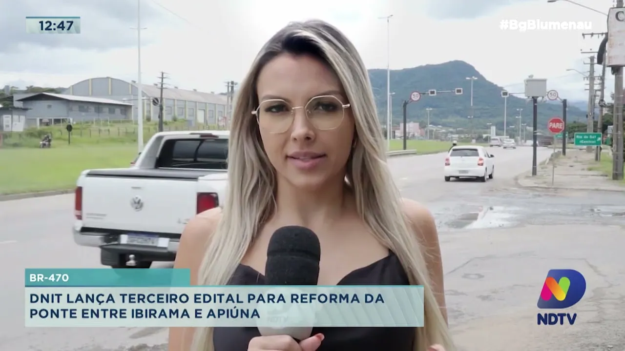 Dnit lança terceiro edital para reforma da ponte entre Apiúna e Ibirama
