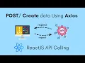 Post Create Data from API Using AXIOS in ReactJS Promise chaining and Async-await