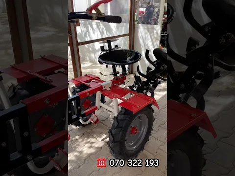 Motokultivator so priklucna oprema adapter za plugovi so sediste
