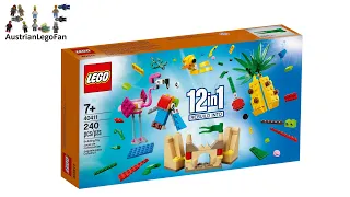 LEGO 40411 Creative Fun 12in1 - Lego Speed Build Review