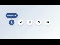 Social Media Buttons with Tooltip on Hover using only HTML CSS