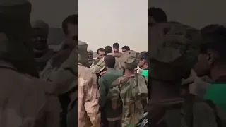 شاهد قوات حفتر داخل الحدود السودانية بالمثلث مع الدعم السريع 