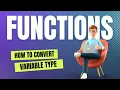 Using PUT and INPUT functions to convert variable type