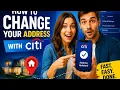 How to change your address with Citi
