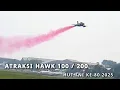 Download Lagu Jet Tempur LEGEND HAWK 100 / 200 Keluarkan Asap Merah - Putih Di Hut TNI Ke-80 2025