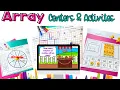 Array Multiplication Centers and Rich Low Floor High Ceiling Math Task For 2nd 3rd and 4th Graders