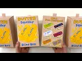 paper diy BUTTER SQUISHY DIY BLIND BOX unboxing asmr