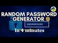 Random Password generator in Python