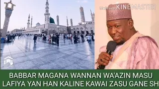babbar magana wannan waazin masu lafiya yan hankali ne ka wai zasu gane shi 
