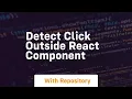 detect click outside react component