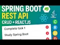 Spring Boot REST API CRUD React js Task Manager Spring Boot Tutorial
