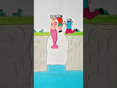 A heart touching story of care 💙 and love🩷 #shorts #drawing #xyzart #skibiditoilet