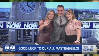 A J Mastrangelo Signs off from Erie News Now Sunrise