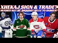 NHL Trade Rumours - Habs Xhekaj Sign Trade Hughes Done With Wild Hellebuyck to Sabres