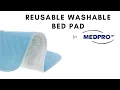 MEDPRO Reusable Washable Incontinence Bed Pad for Patients Elderly Children