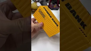 Container Shaped Mobile Power Bank 50 000 MAh Large Capacity 6 Ports Shorts 