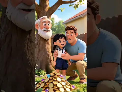 She Watered a Magic Tree… Then Gold Started Falling!