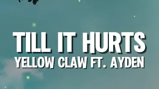 yellow claw till it hurts feat ayden lyrics 