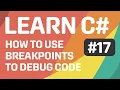 Learn C - Using Breakpoints